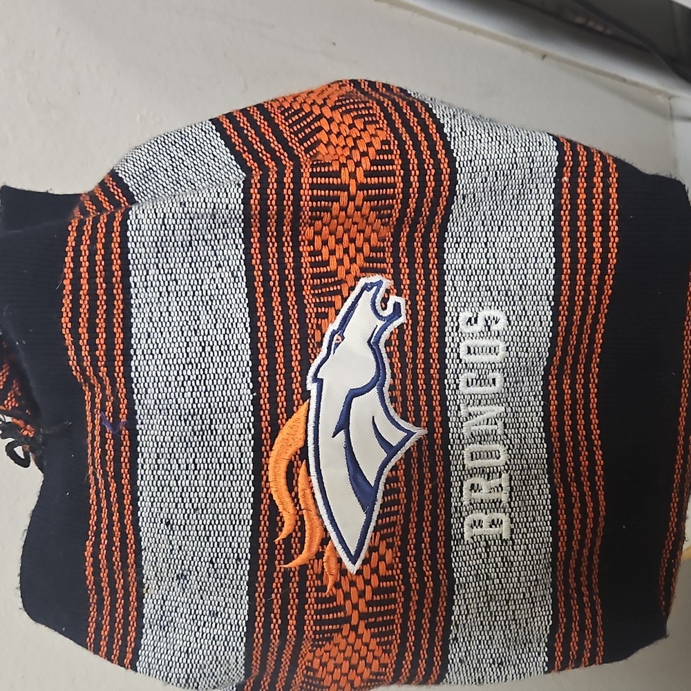 Denver Broncos cloth strap bag